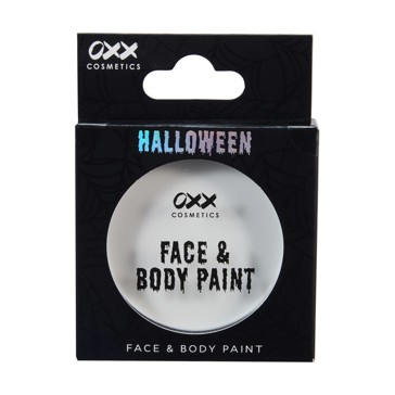 Halloween Face and Body Paint, White - OXX Cosmetics