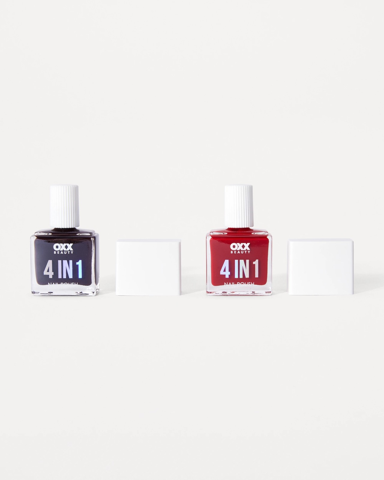 OXX Beauty 4-in-1 Nail Polish Duo - Berry Flame 4 of 6