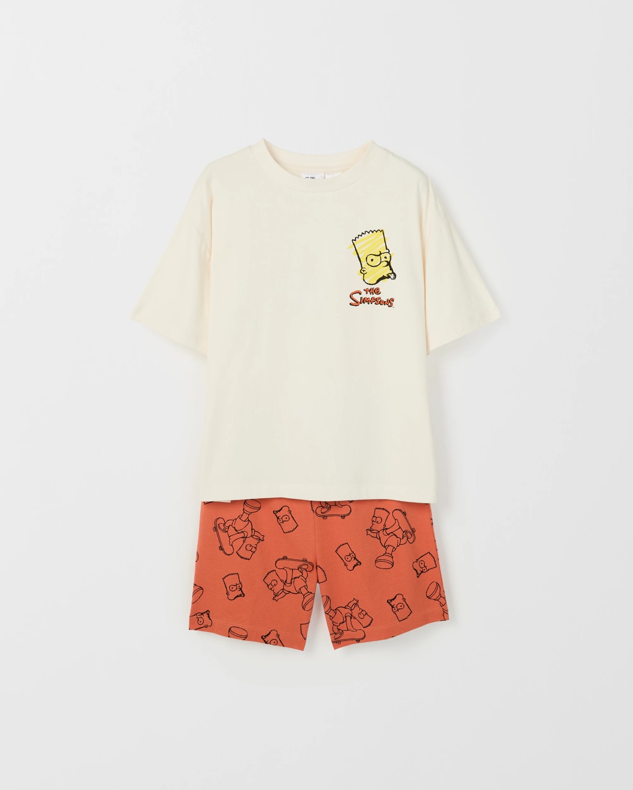 The Simpsons Australian Cotton Older Boys Oversized Knit Pyjama Set 6 of 6