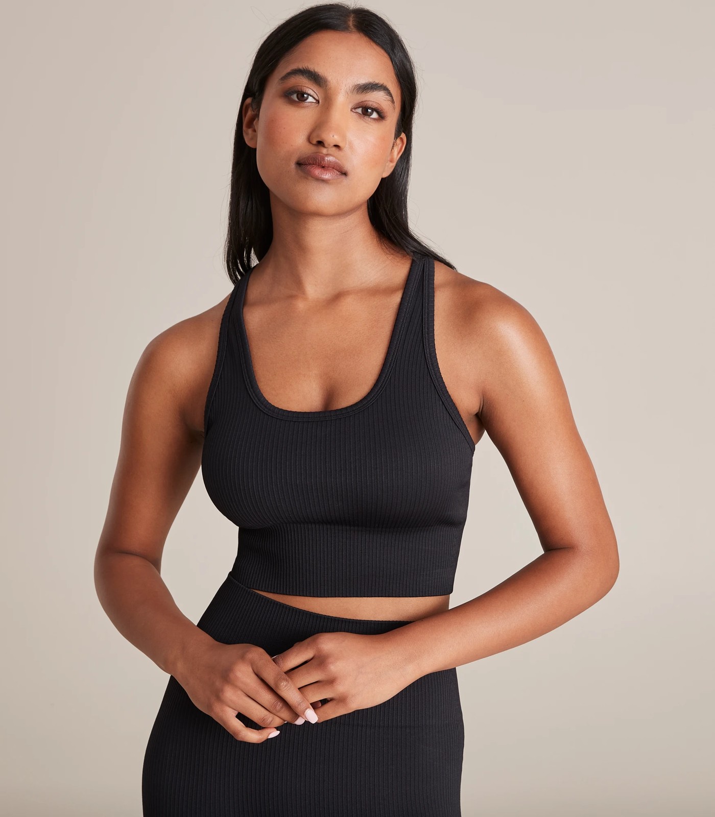 Kmart Active Womens Seamfree Crop Top-Black Size: 10, Price History &  Comparison