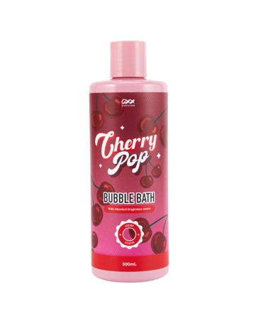 OXX Bodycare Cherry Pop Bubble Bath 500ml - Cherry Scented