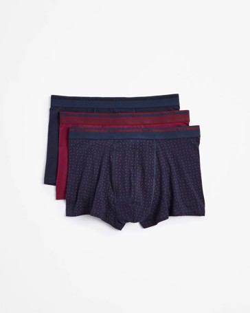 3 Pack Australian Cotton Blend Hipster Trunks - Maxx
