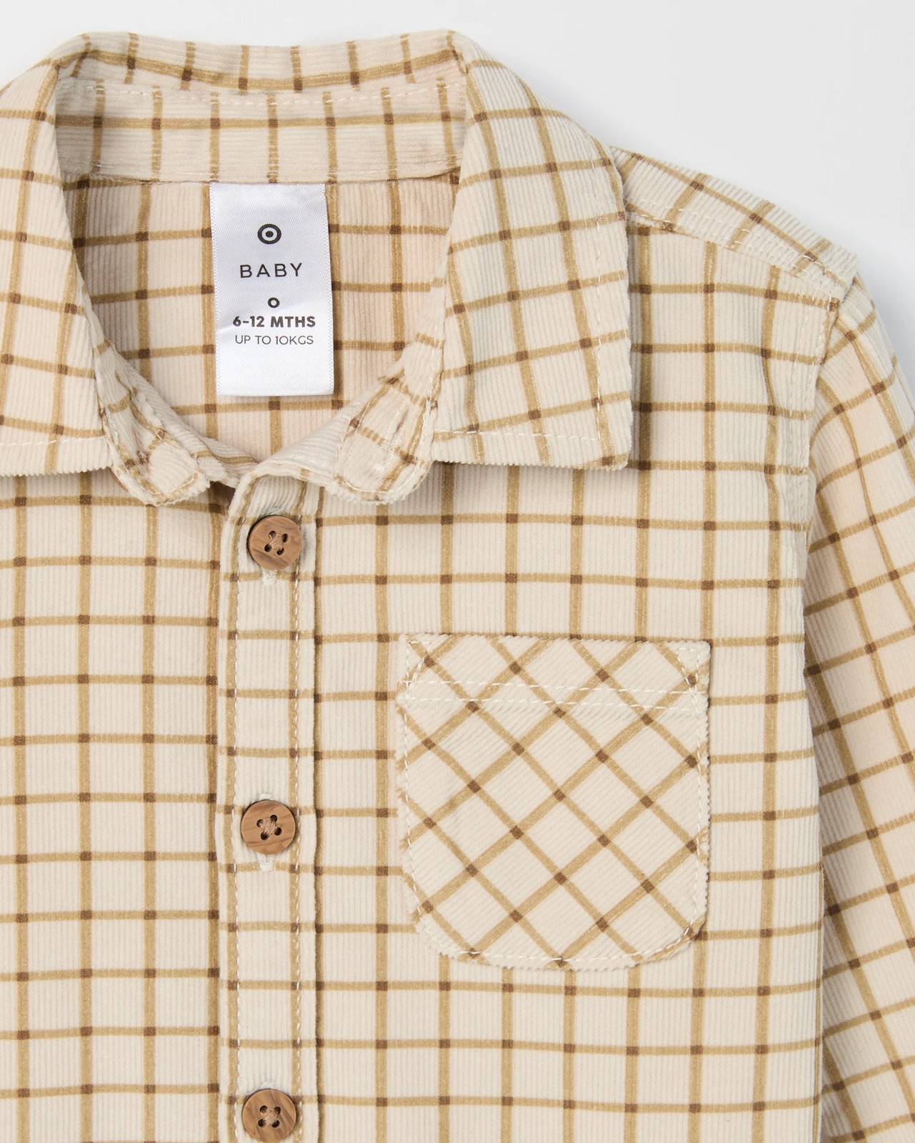 Baby Long Sleeve Corduroy Shirt 4 of 4