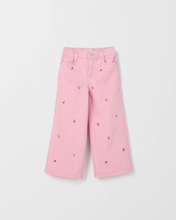 Denim Fashion Wide Leg Jeans