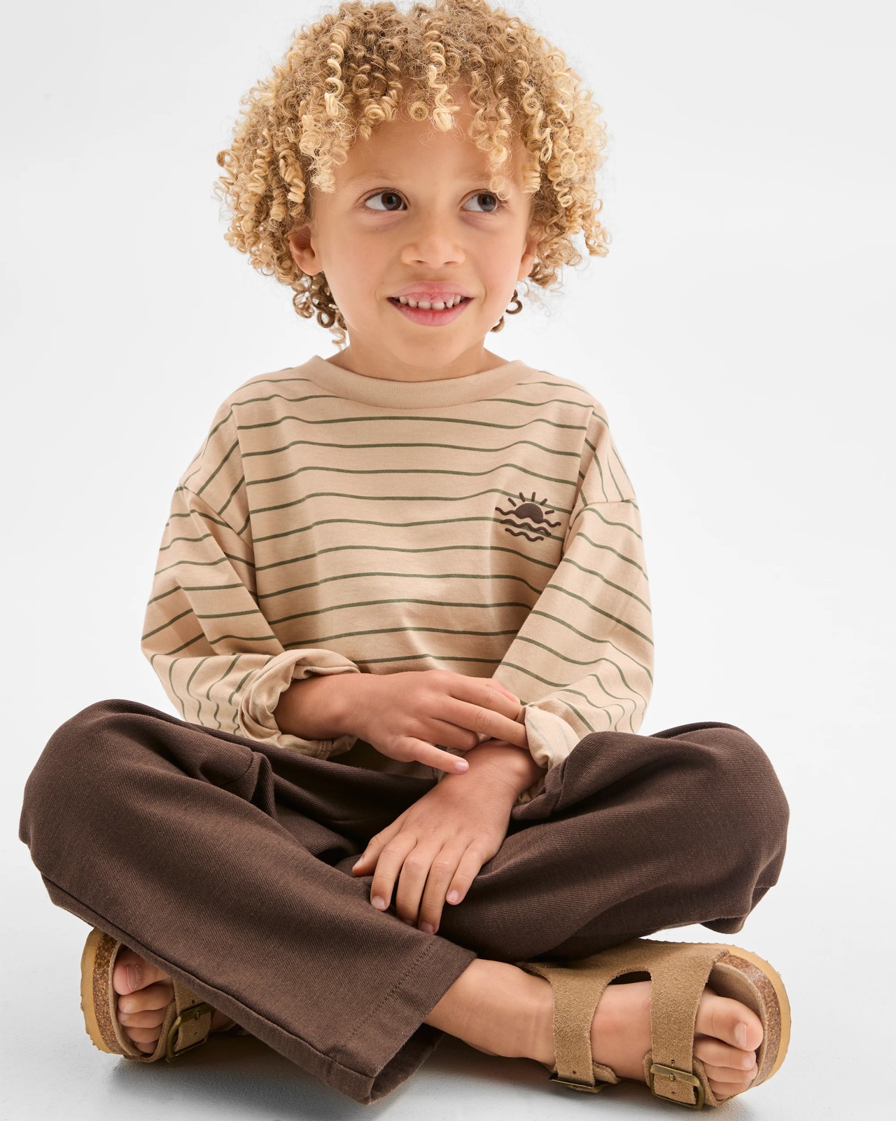 Australian Cotton Blend Everyday Pants - Brown 2 of 6