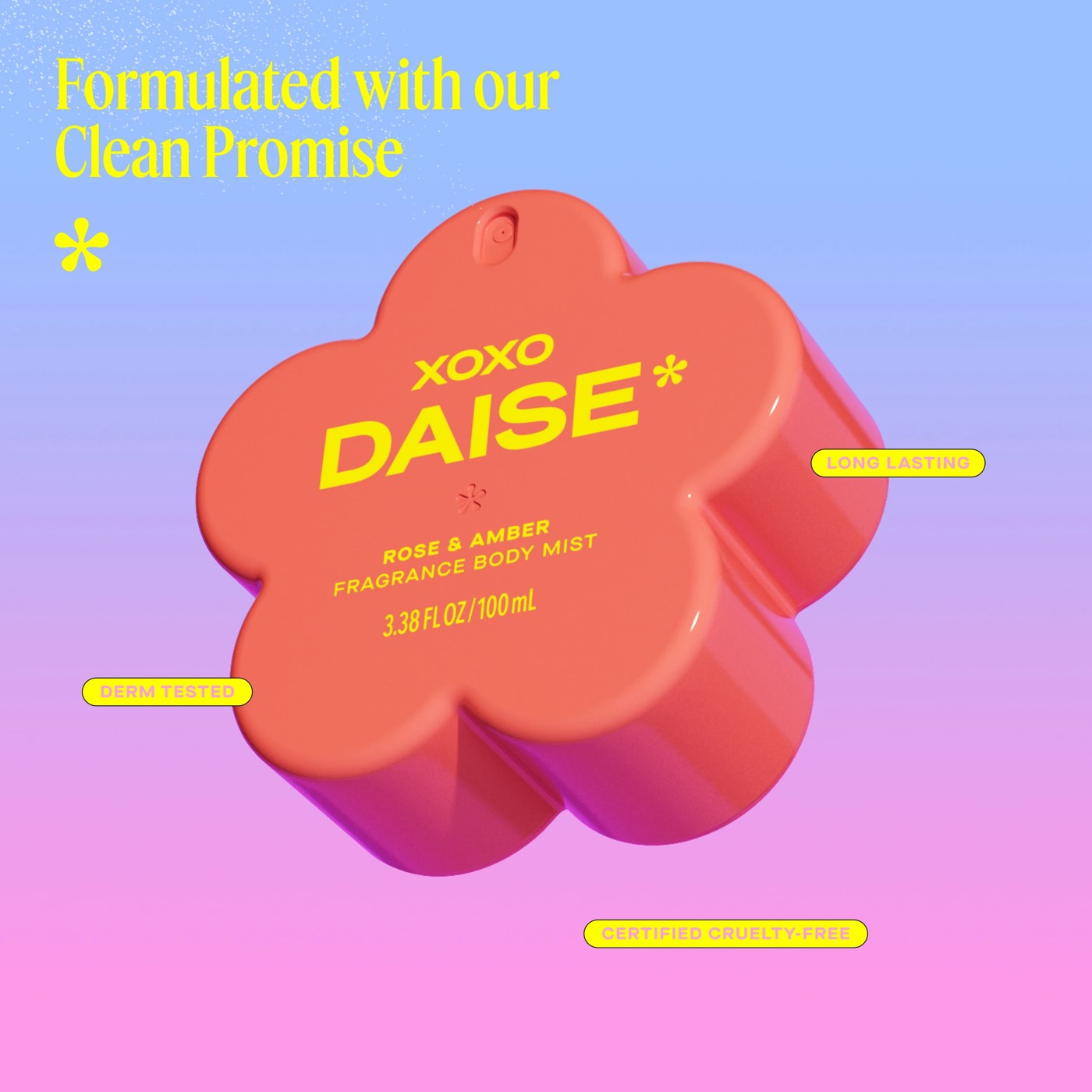 DAISE XOXO Fragrance Body Mist 100ml - Rose and Amber 4 of 5