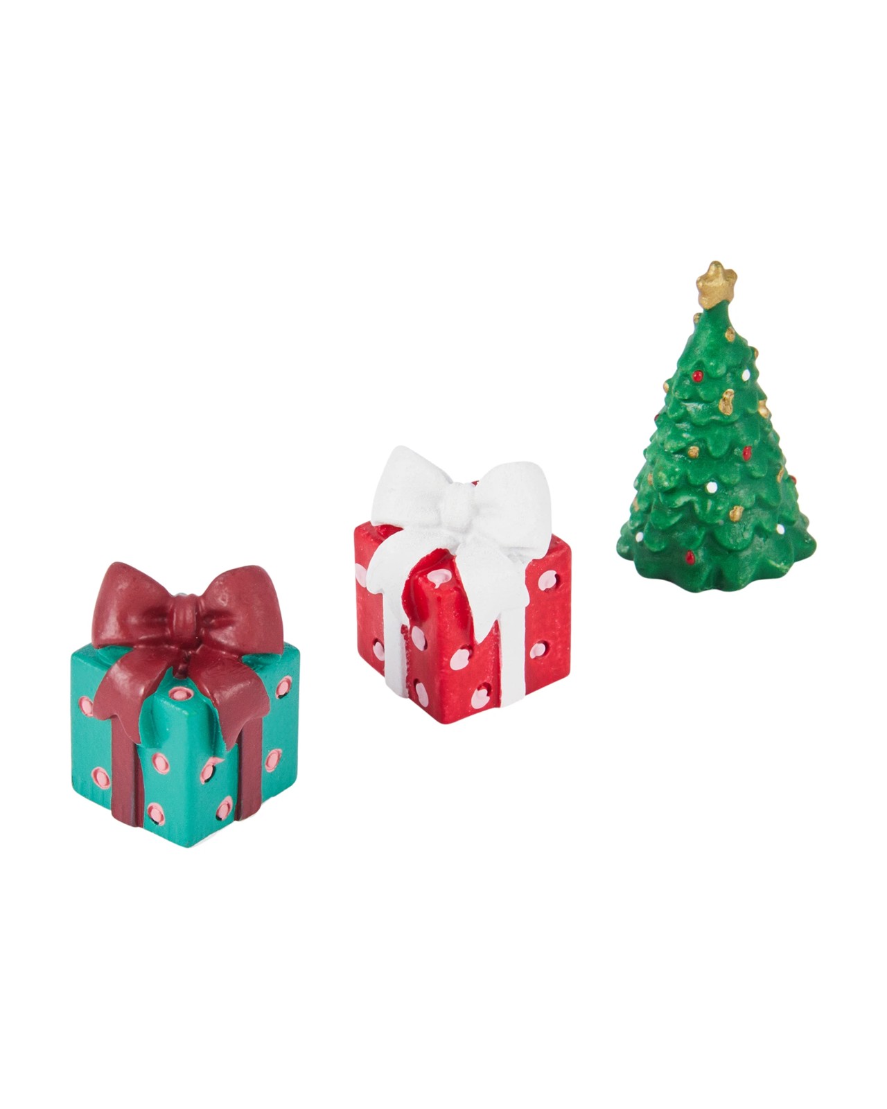 Anko Christmas Craft Resin Miniatures - Santa Claus and Gifts 3 of 4