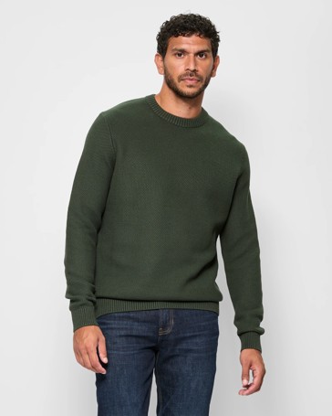 Australian Cotton Honeycomb Knit Jumper