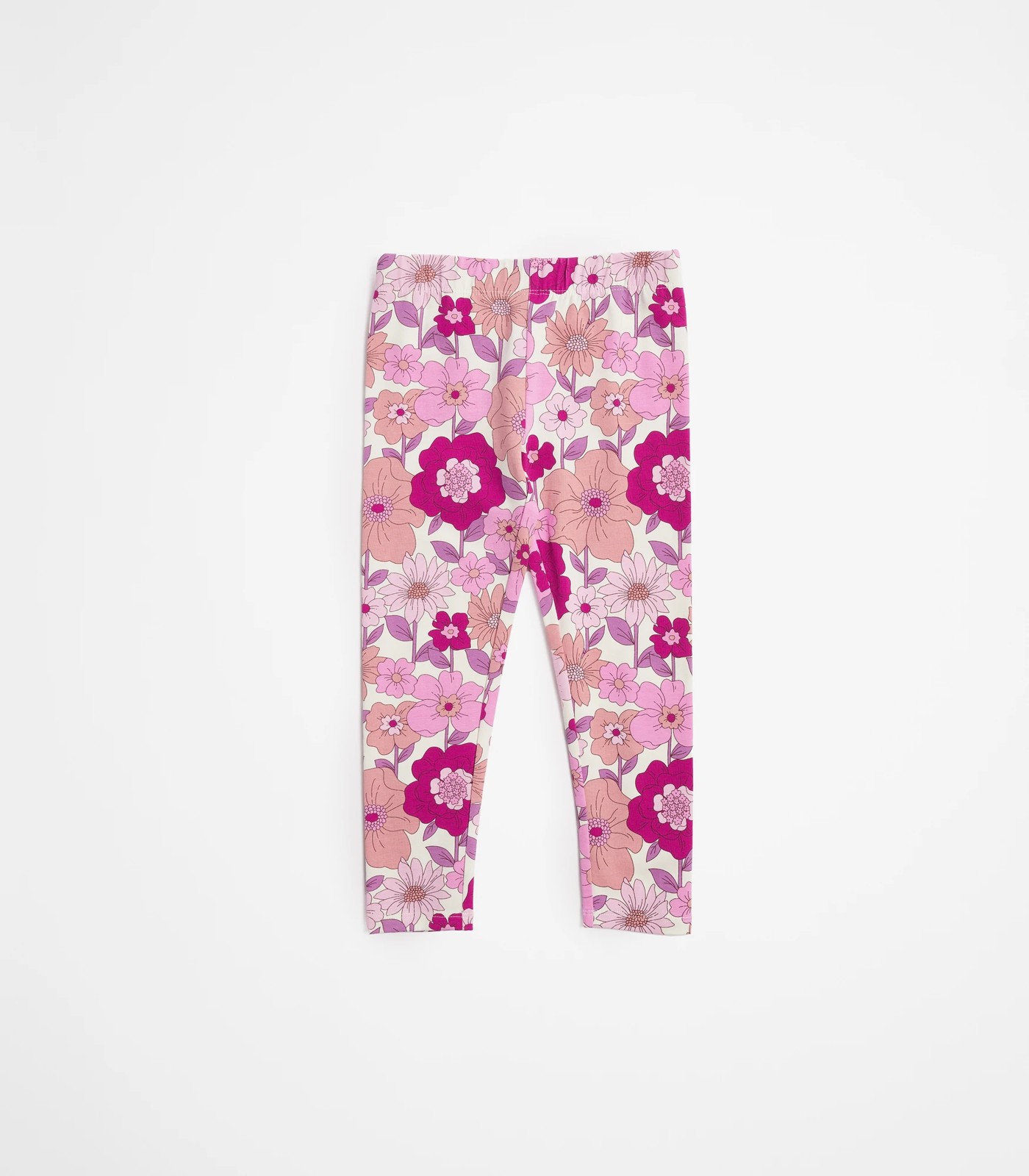 Floral Blush Patterned Baby Girl Leggings