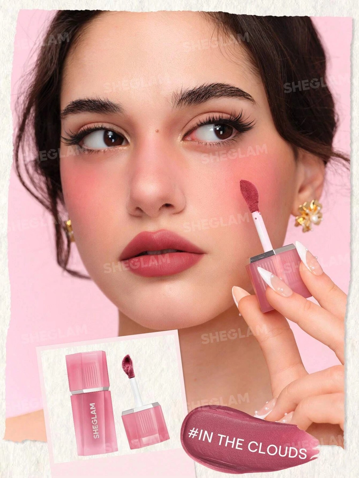 SHEGLAM Air Plush Lip & Cheek Cream - In the Clouds 3 of 6