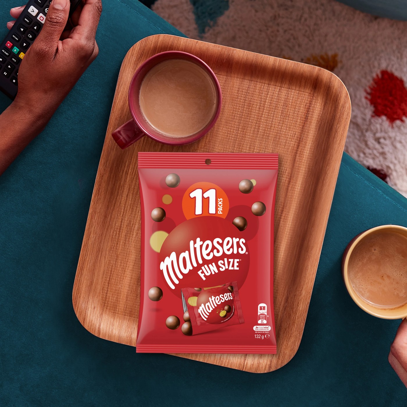 Maltesers 11 Piece Milk Chocolate Fun Size Share Pack 132g 4 of 5