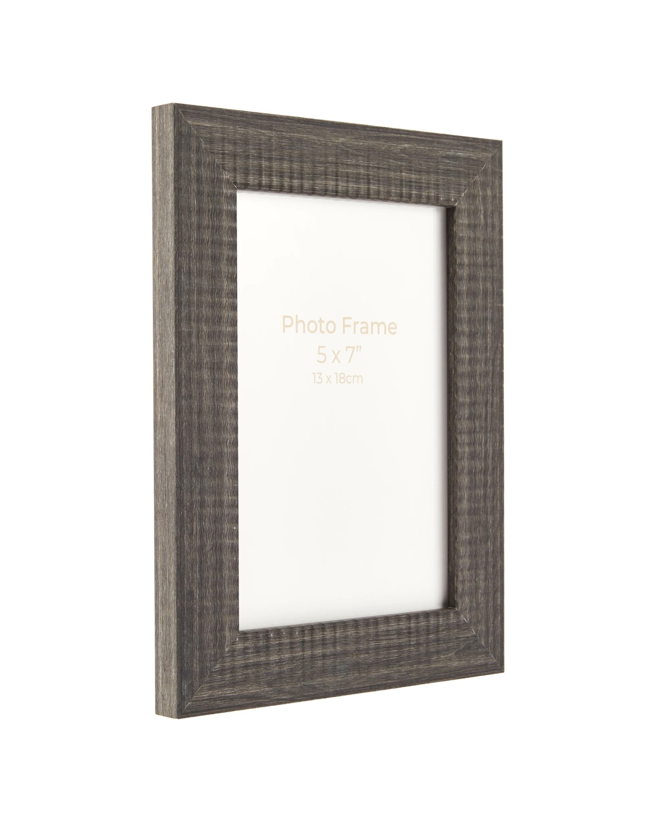 Anko Ribbed Frame 5in. x 7in. - Charcoal 2 of 3