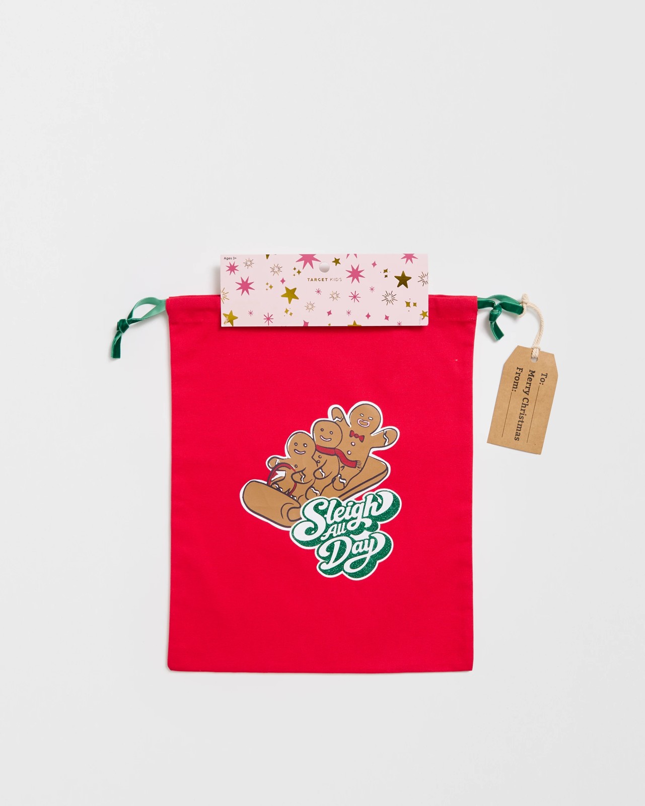 Christmas Sleigh The Day Drawstring Bag 4 of 4