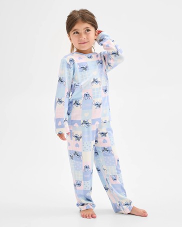 Disney Lilo & Stitch Gift Pack Younger Girls Hacci Knit Pyjama Set