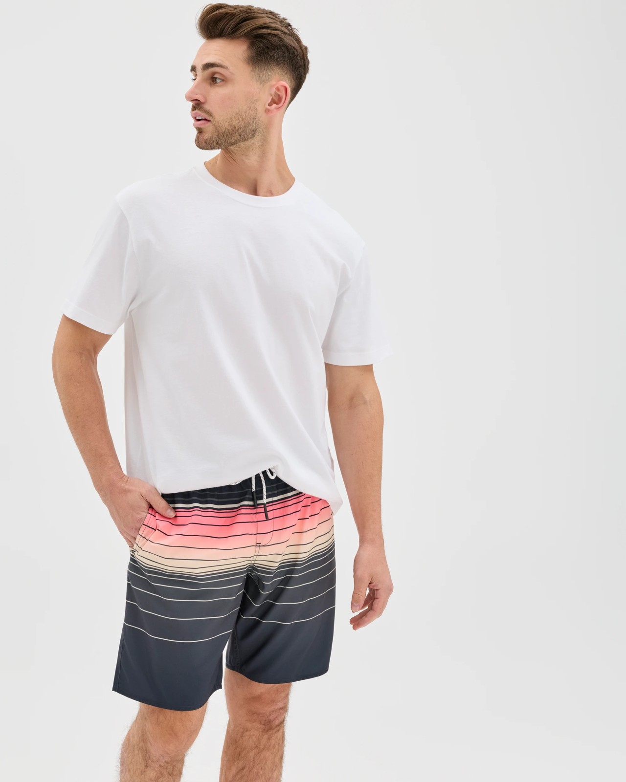 Panelled Swim Boardshorts - Sunset 2 of 5