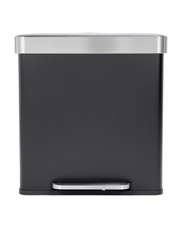 Anko 60L Dual Compartment Bin - Black