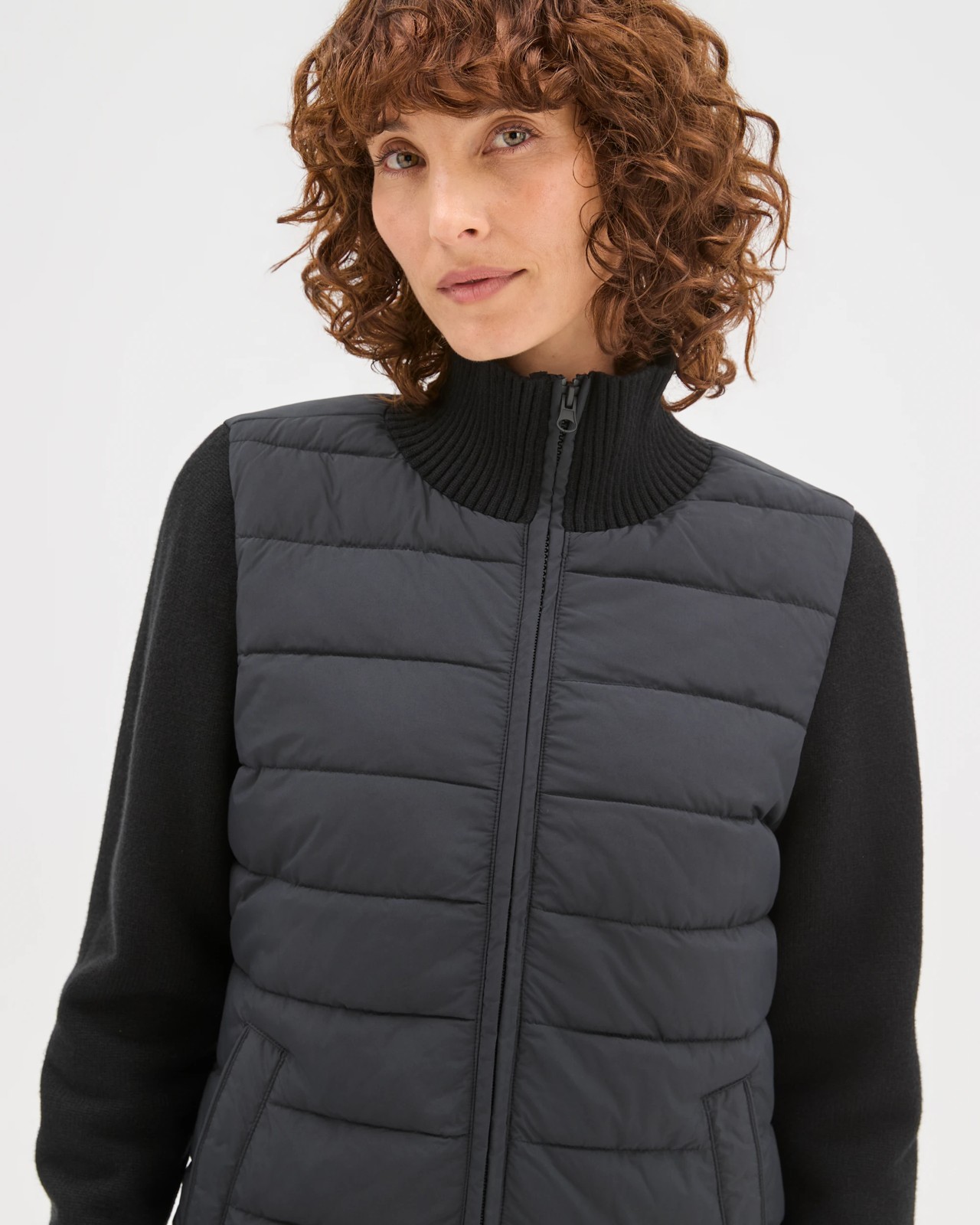 Active Hybrid Knit Puffer Jacket 6 of 6
