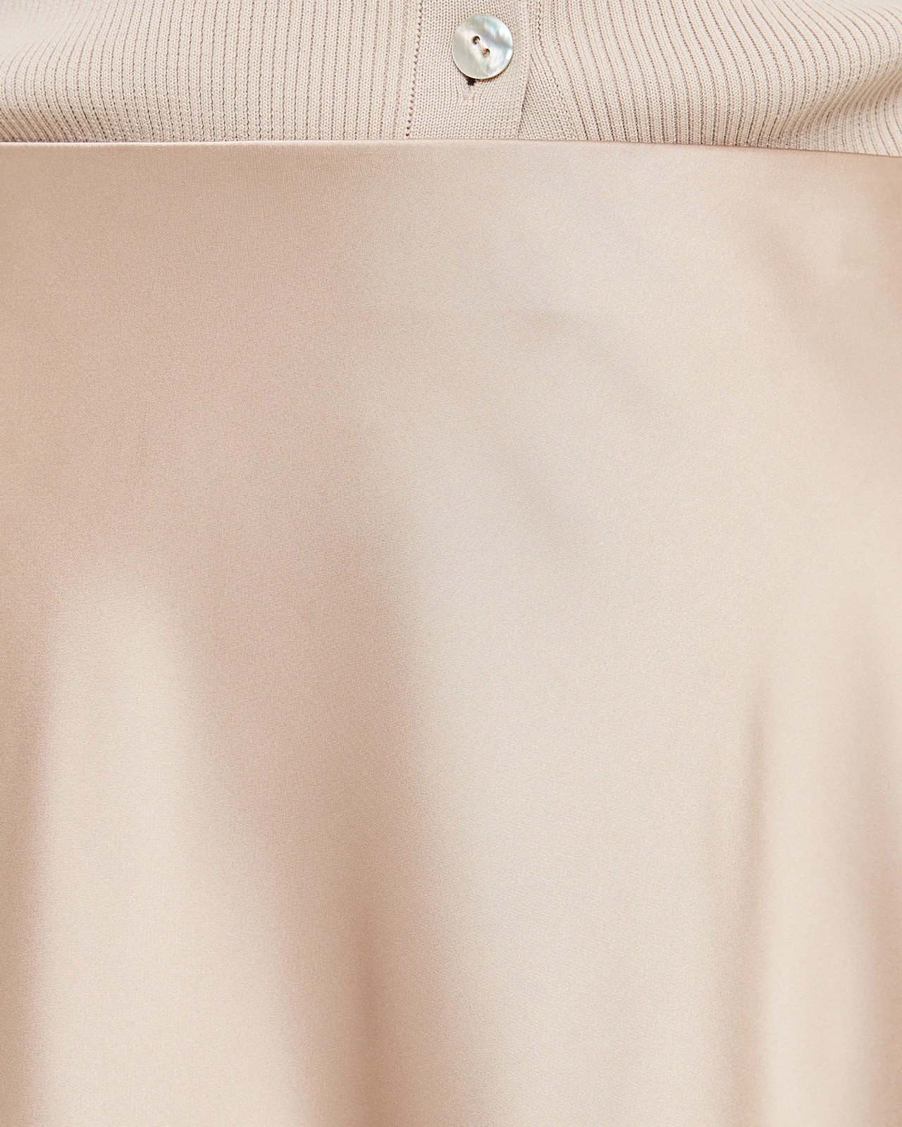 Midi Flare Slip Skirt - Preview - Beige