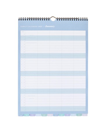 Anko 2027 Wall Family Calendar
