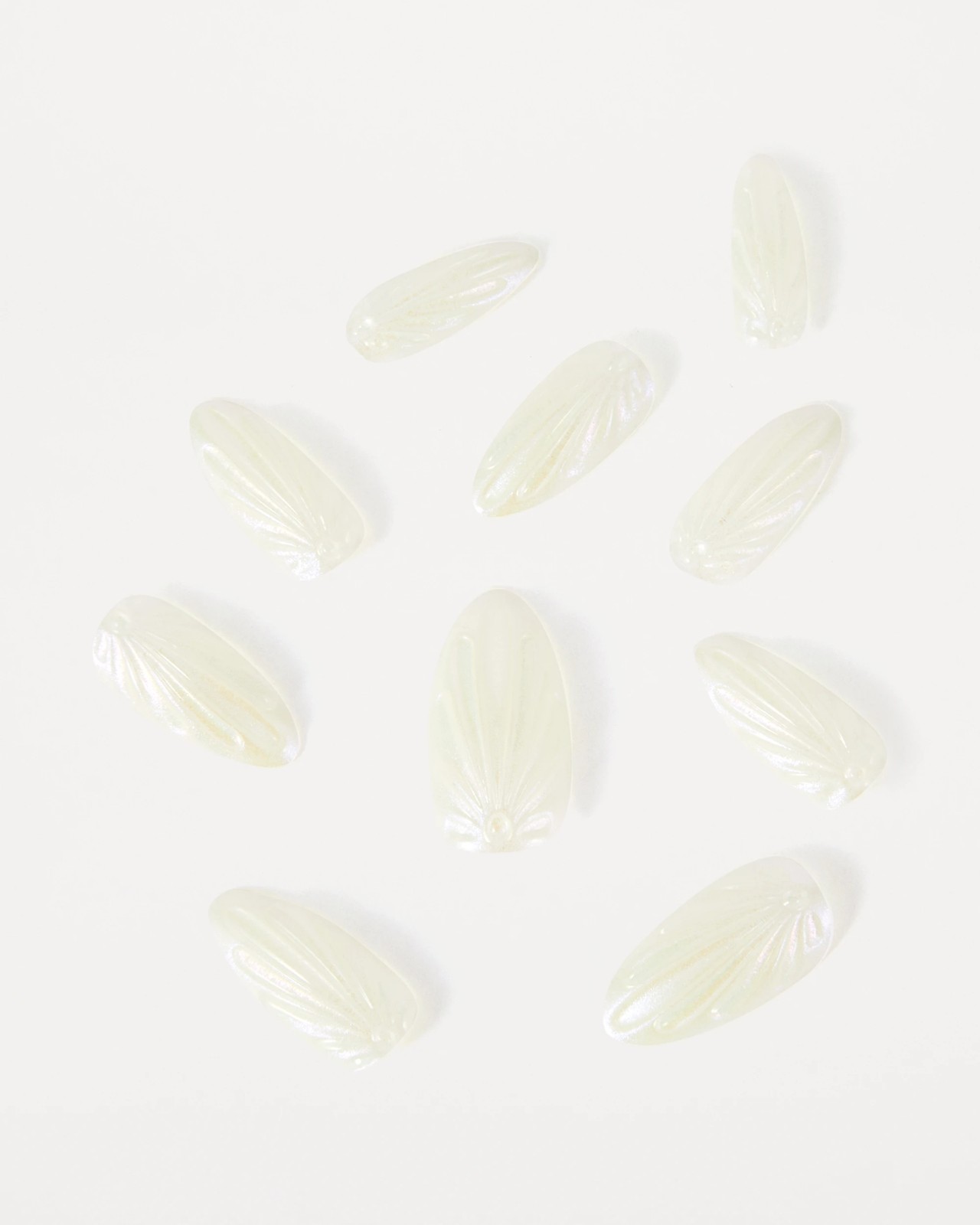 OXX Beauty 24 Pack Artificial Nails with Adhesive, Stiletto Shape - 3D Shell 2 of 4
