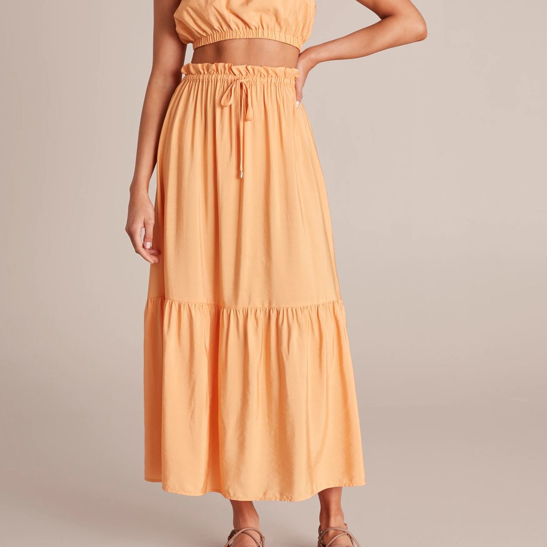 Lily Loves Tie Waist Midi Skirt Target Australia