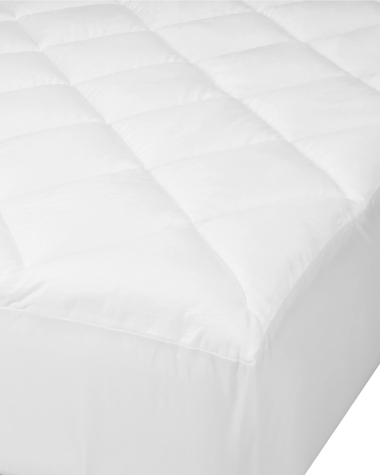 Anko Reversible Plush Mattress Topper, King Bed - White 4 of 6