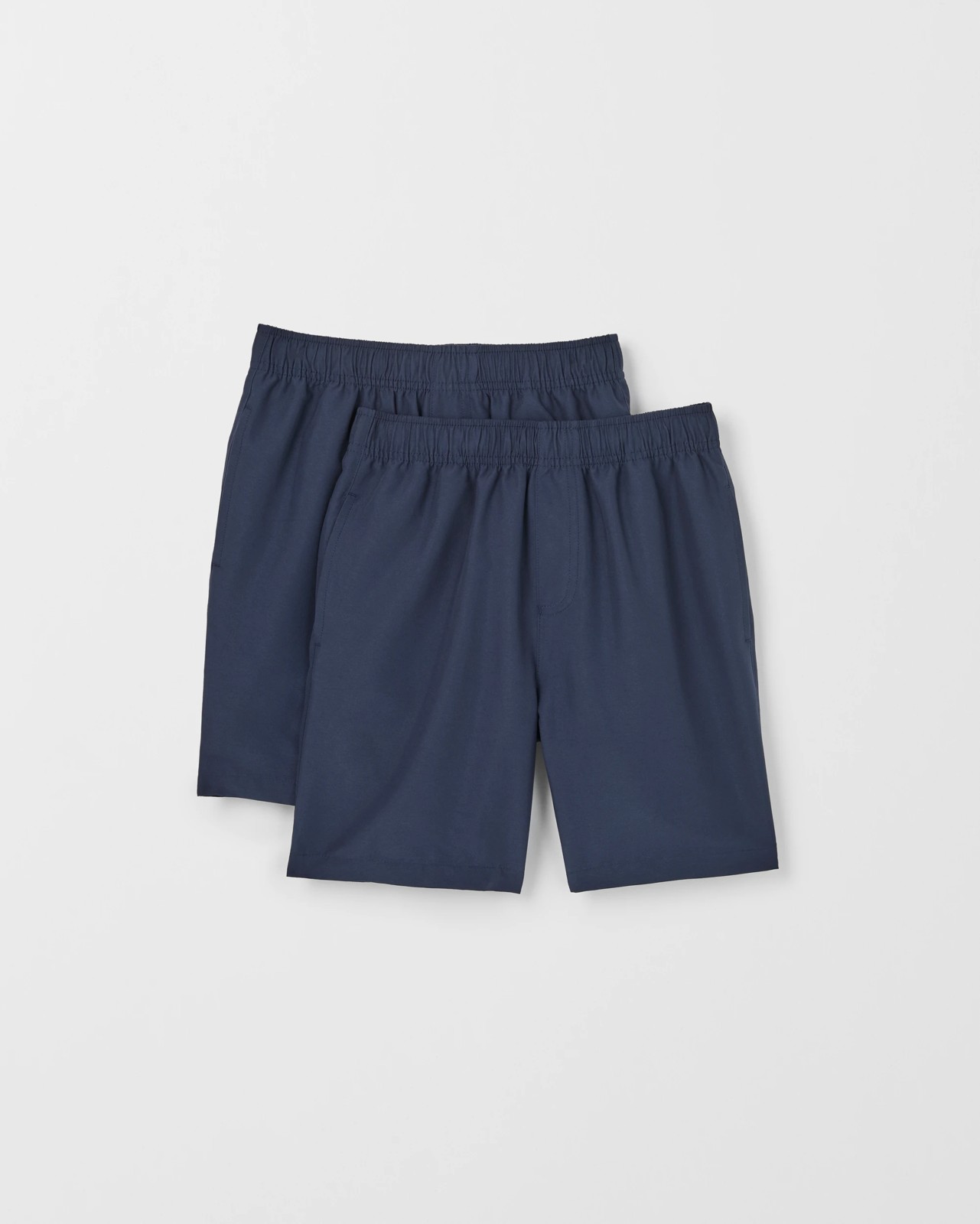 School 2 Pack Microfibre Shorts - Navy Blue 3 of 3