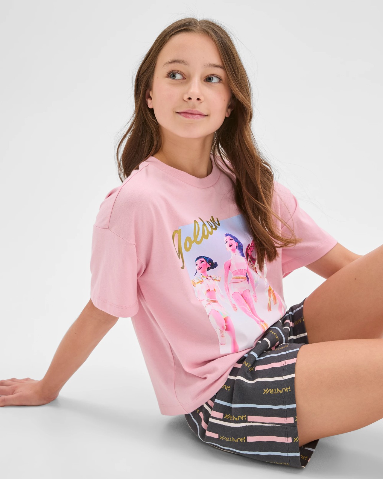 KPop Demon Hunters Australian Cotton Girls Jersey Pyjama Set 4 of 5