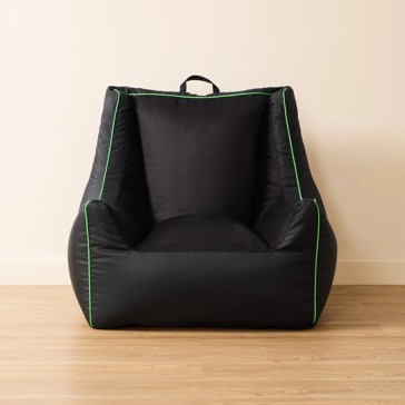 Gaming Beanbag, Black - Anko