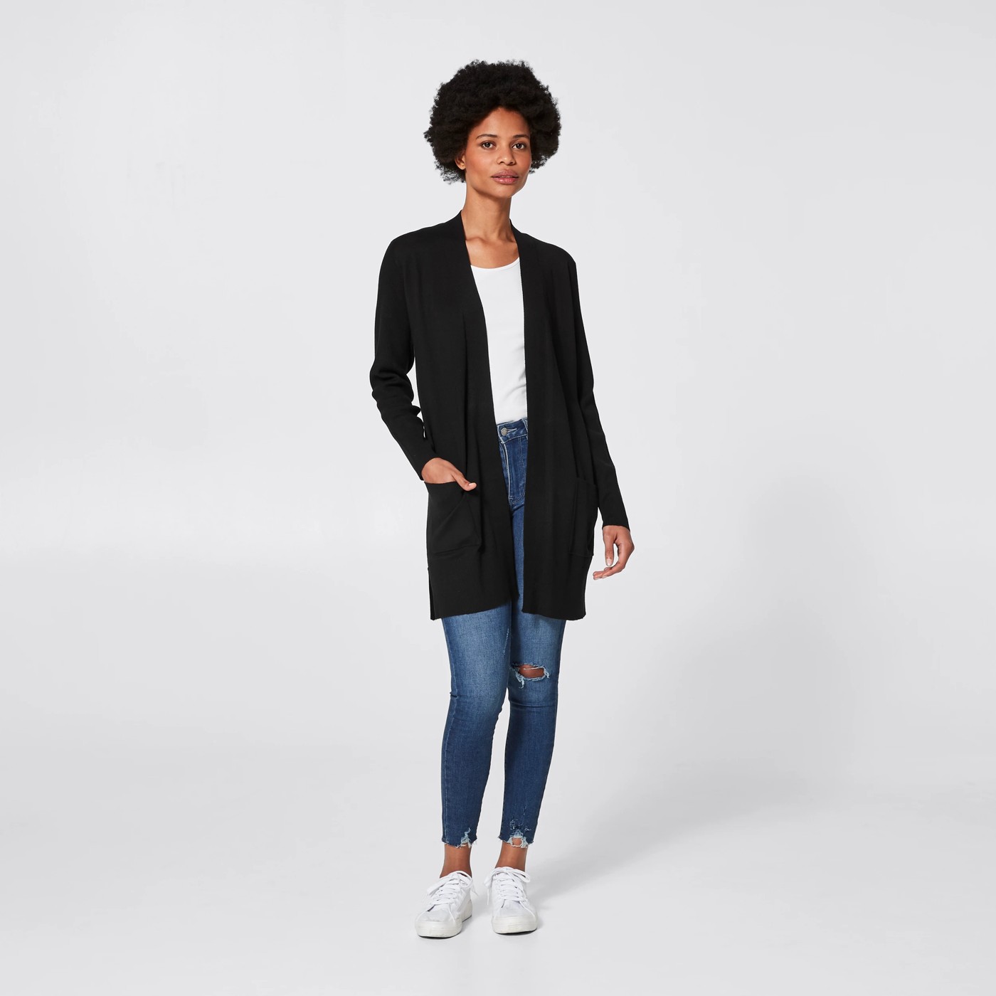Edge-To-Edge Cardigan - Black 5 of 5