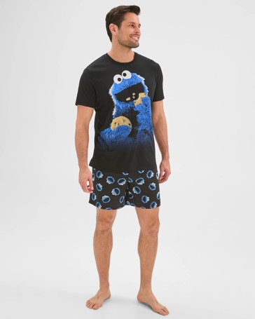 Sesame Street Top and Shorts Pyjama Set