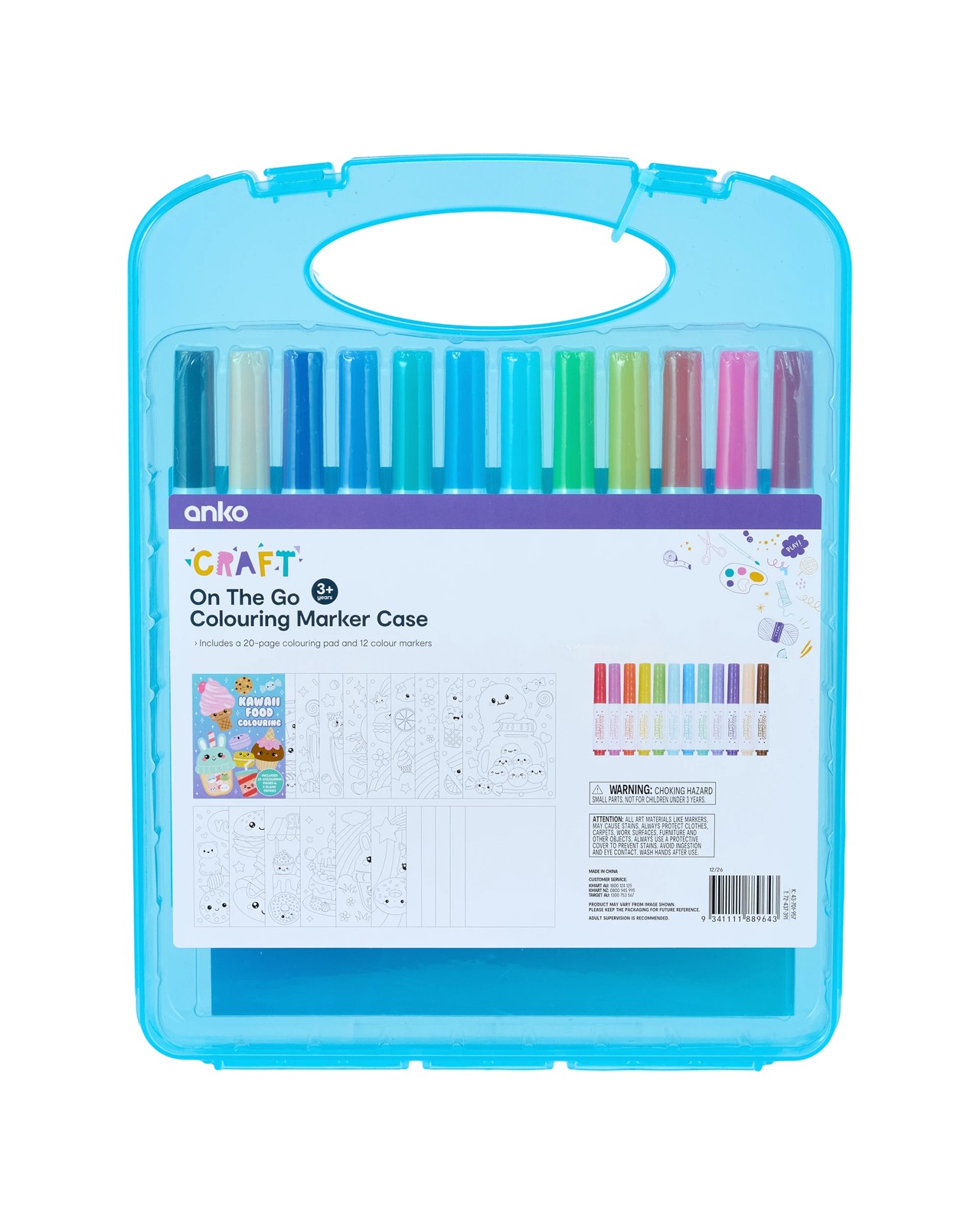 Anko On The Go Colouring Marker Case 4 of 4