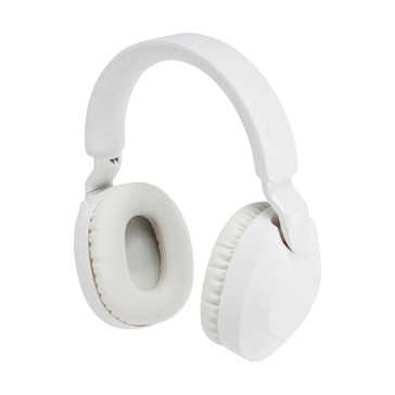 Bluetooth Oval Headphones, White - Anko