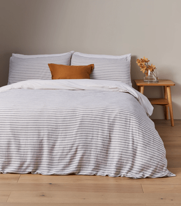 Hayden Stripe Yarn Dye Quilt Cover Set