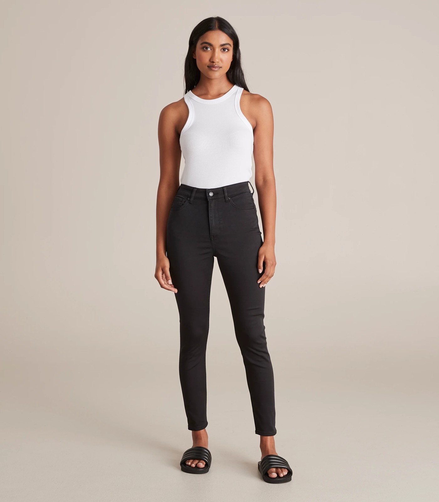 Katarina High Rise Ankle Skinny Overall main image 1