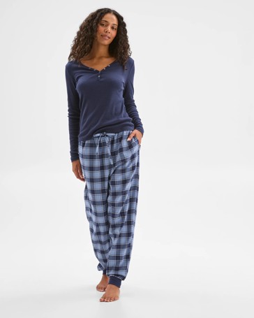 Australian Cotton Flannelette Jogger Sleep Pants