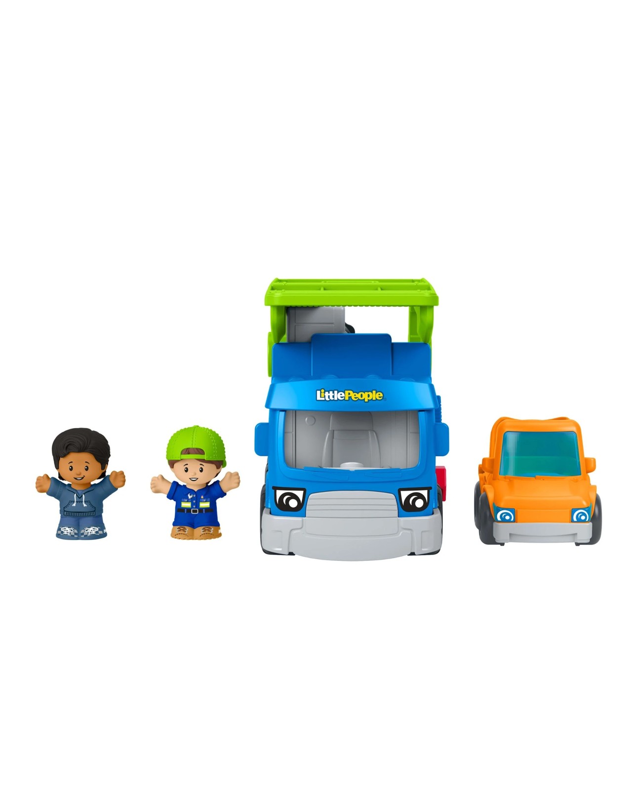 Fisher-Price Little People Load & Roll Hauler Car Carrier Toddler Playset 3 of 5