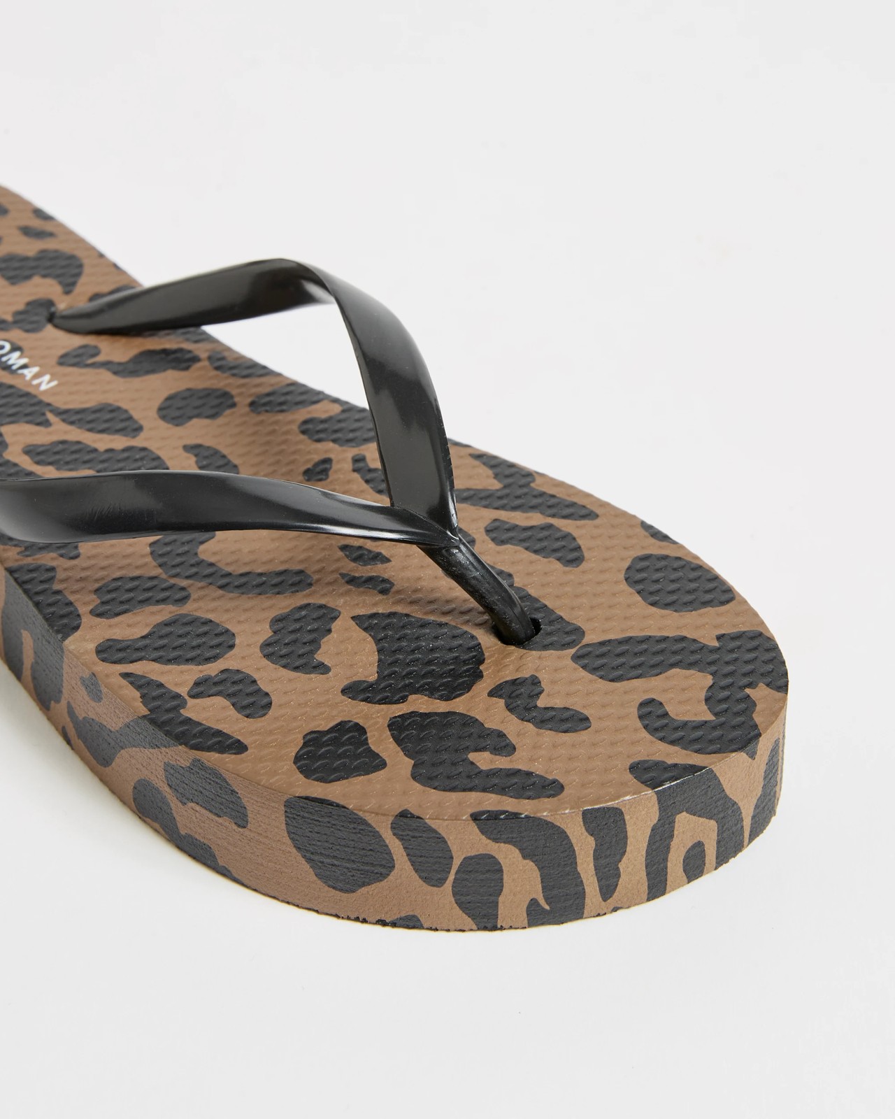 Sarah Square Toe Flatform Thongs - Multi Animal 3 of 3