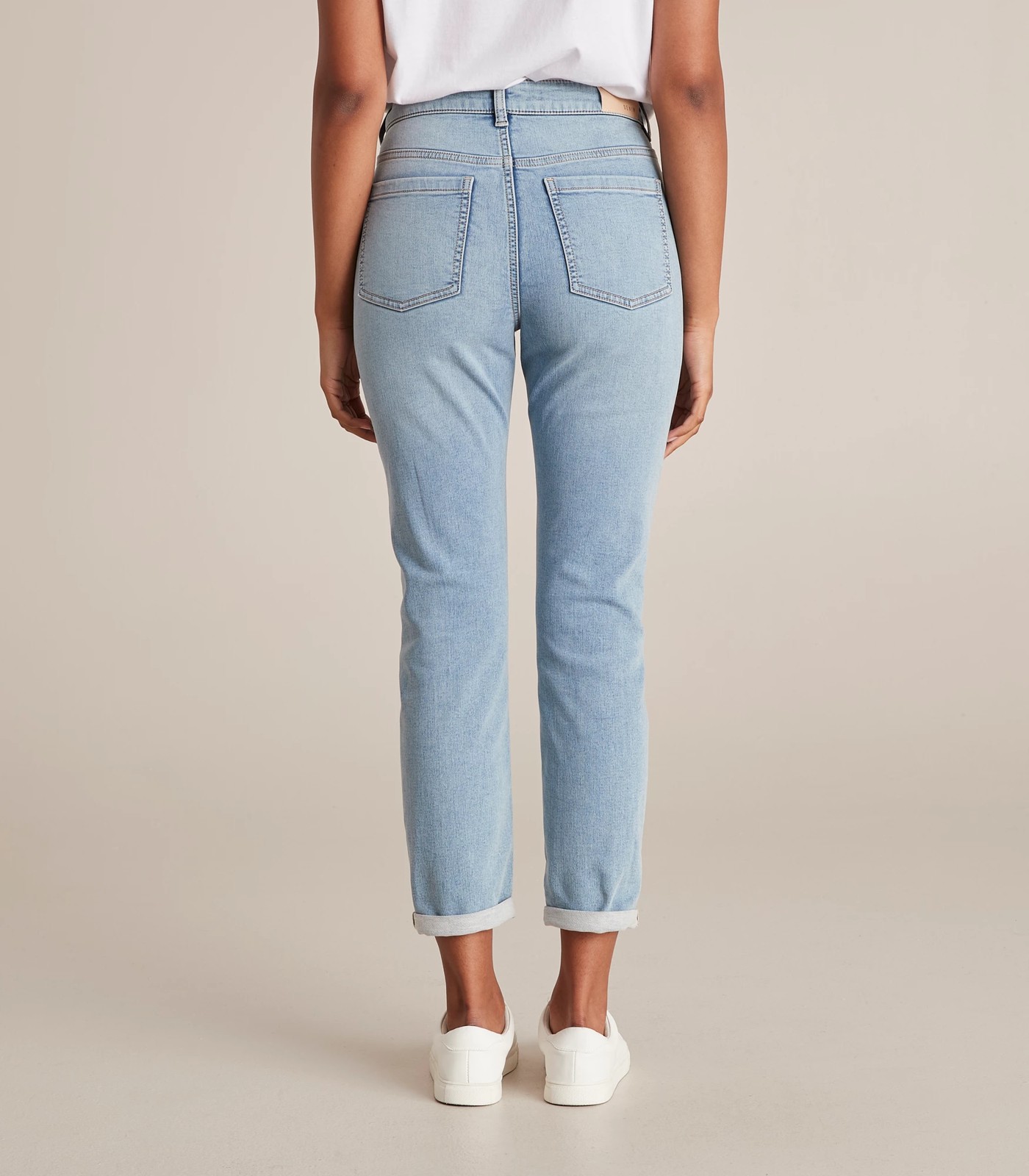 Tash Wonder Denim Mid Rise Ankle Length Girlfriend Jeans | Target Australia