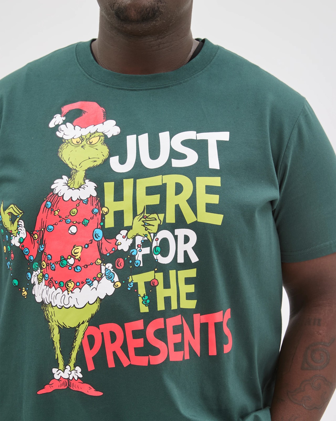 Licensed The Grinch Plus Size Australian Cotton Christmas T-Shirt 4 of 6