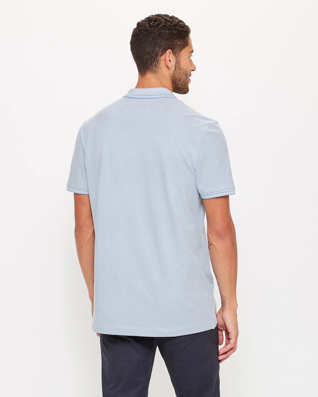 Short Sleeve Textured Polo Shirt | Target Australia