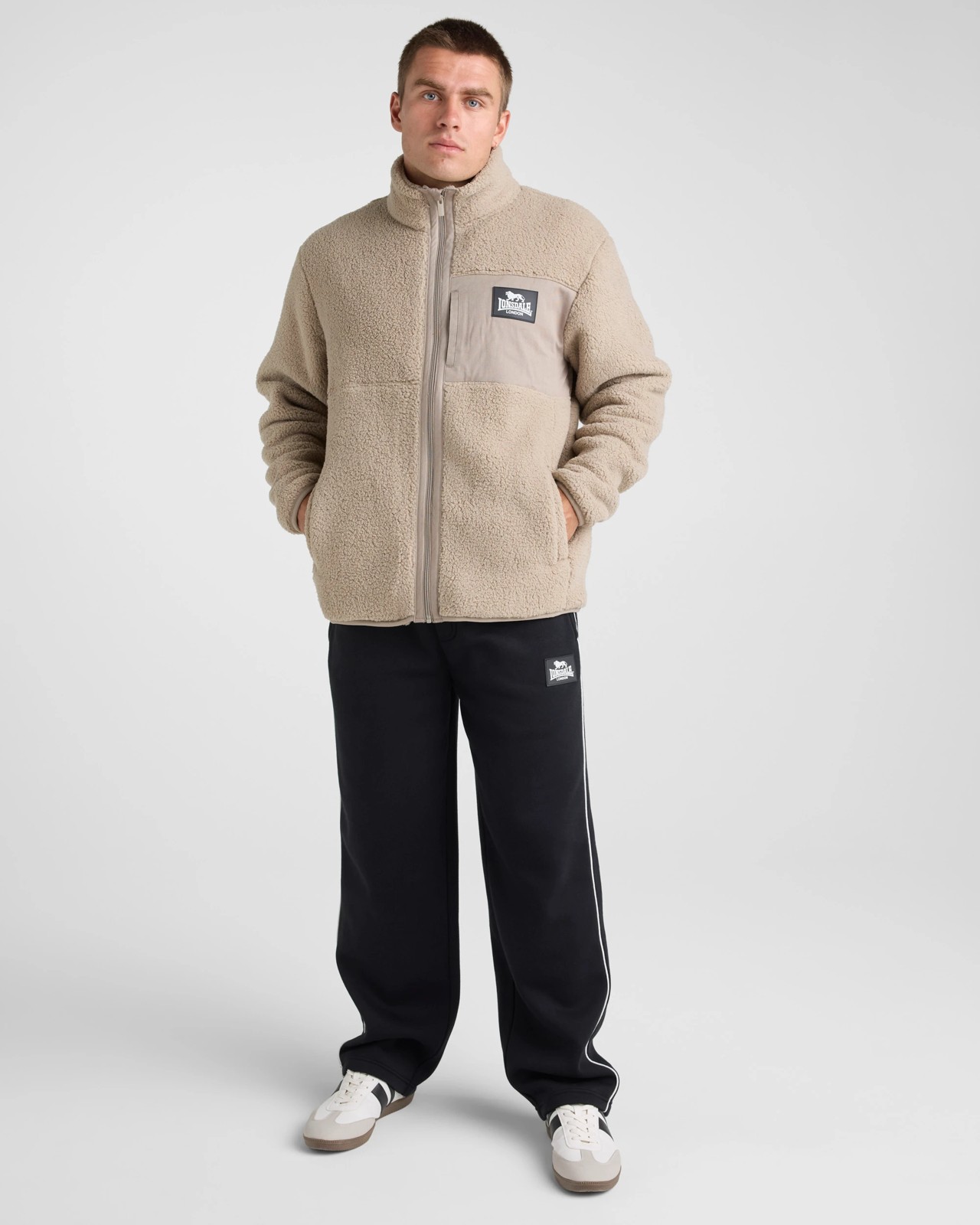 Lonsdale Men’s Sherpa Zip Thru Jacket 5 of 5