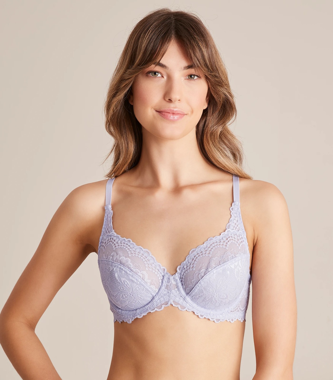 Target Lace Soft Cup Underwire Bra - Neutral