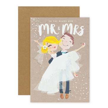 Connections from Hallmark Wedding Card - Mr & Mrs