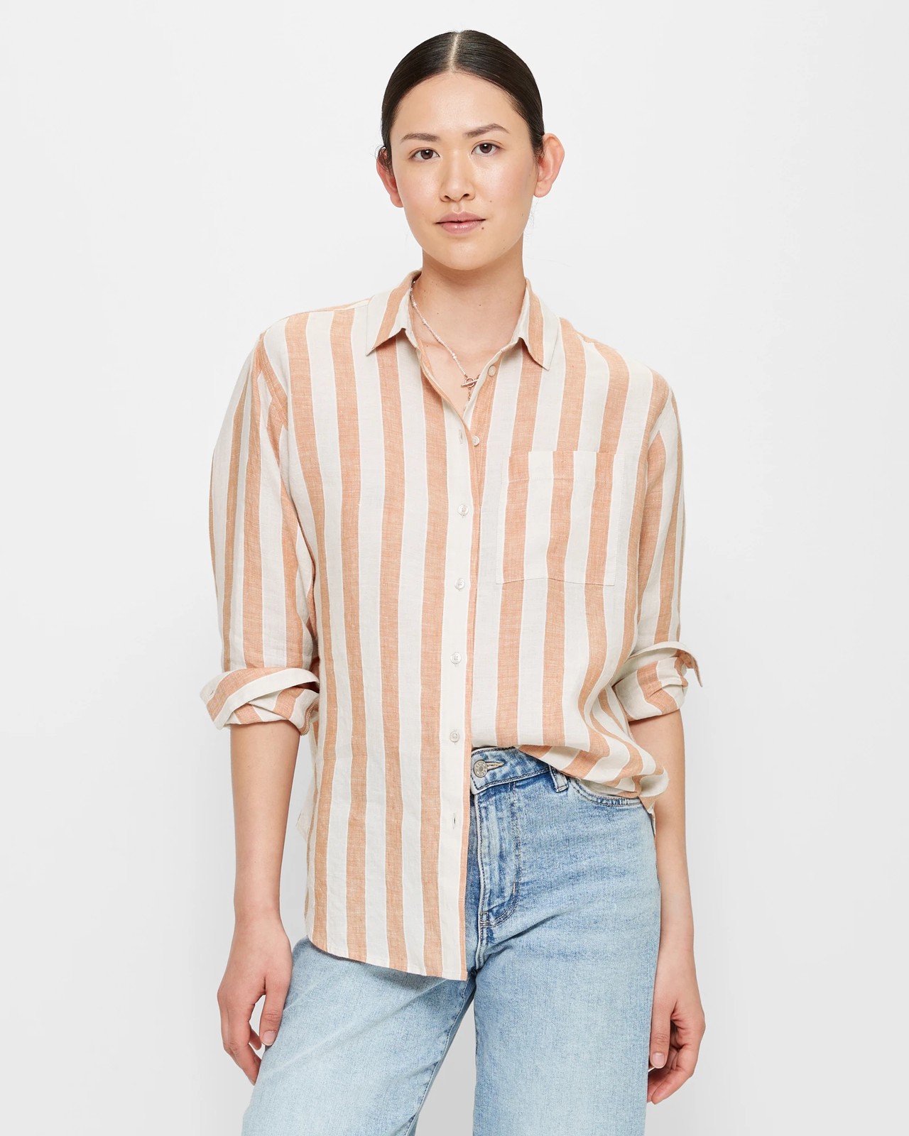 European Linen Long Sleeve Shirt Target Australia