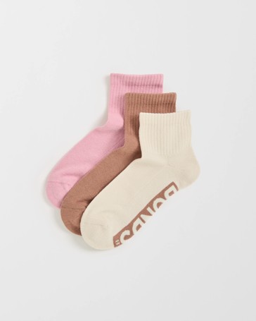 Bonds 3 Pack Quarter Crew Socks
