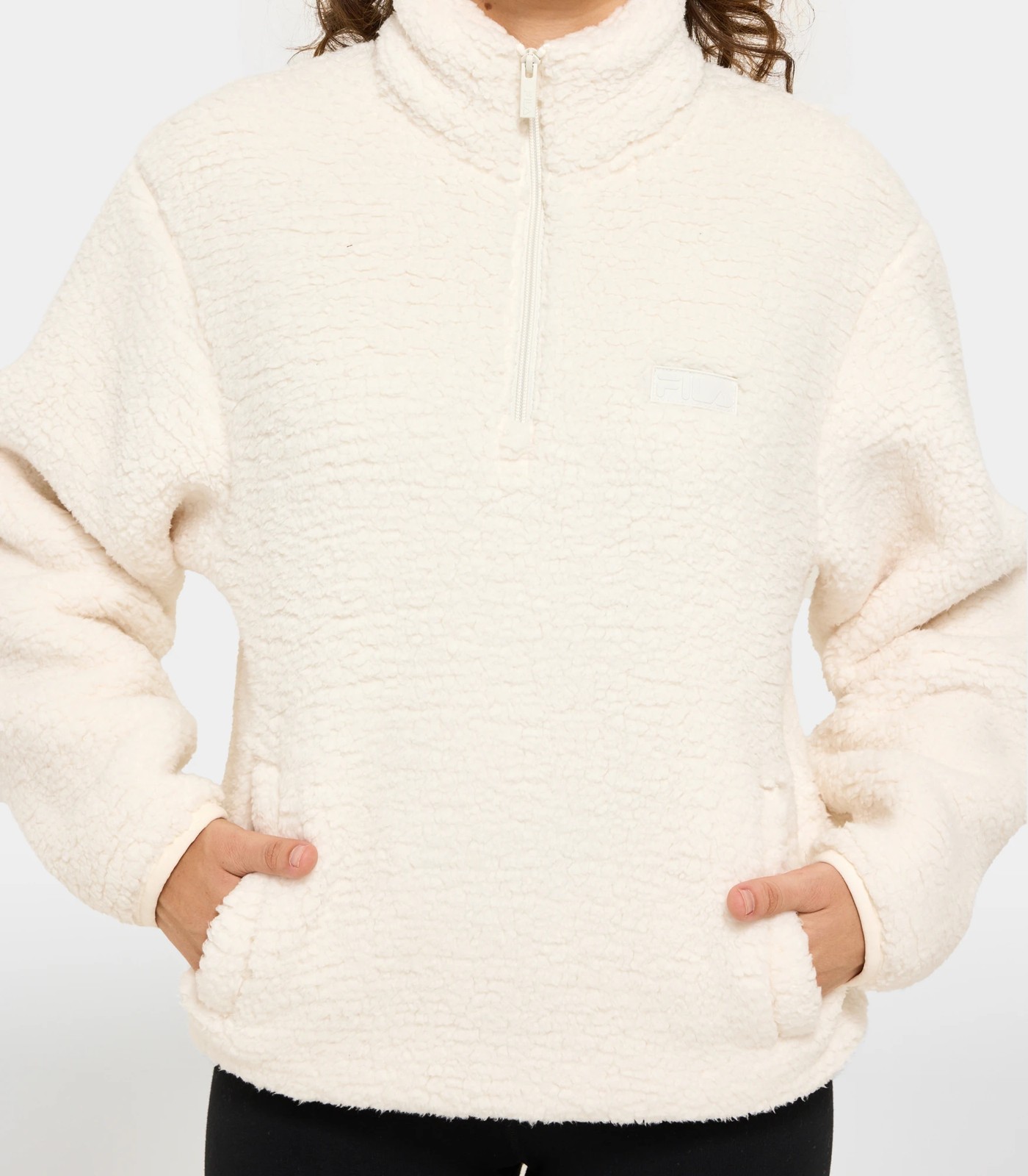 Fila Teddy Quarter Zip Jumper | Target Australia