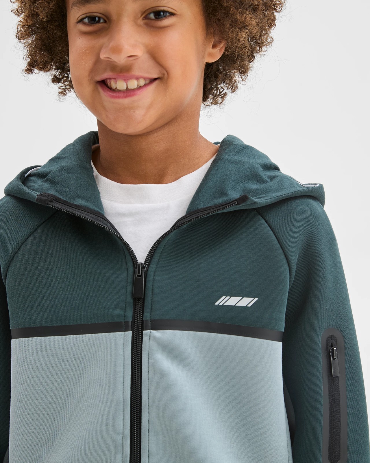 Active Australian Cotton Blend Zip Through Hoodie - Green 3 of 6