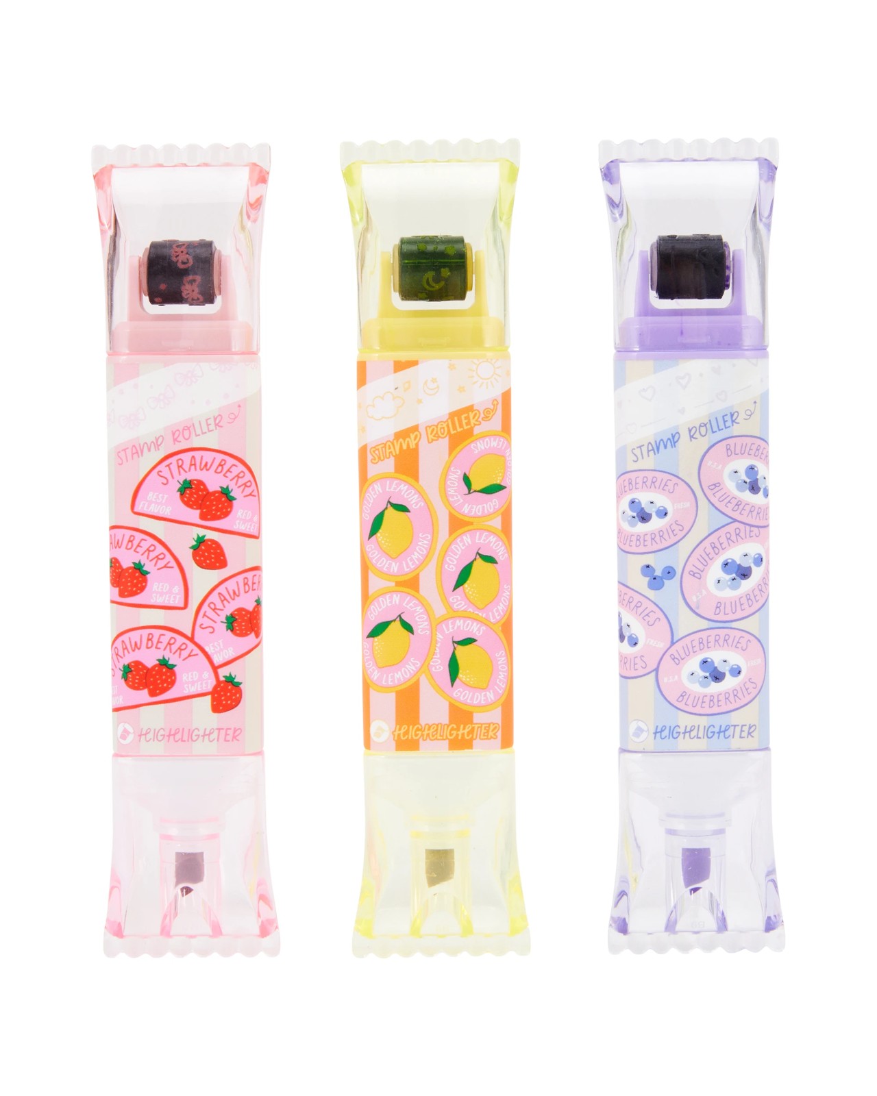 Anko 3 Piece Dual Tip Roller and Stamp Highlighter Marker 3 of 6