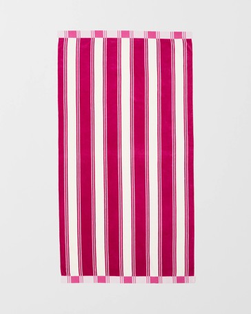 Byron Stripe Australian Cotton Adult Beach Towel